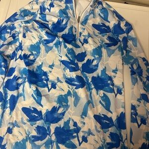 Walter Lady Hagen Women's Printed UV Long Sleeve Golf 1/4 Zip